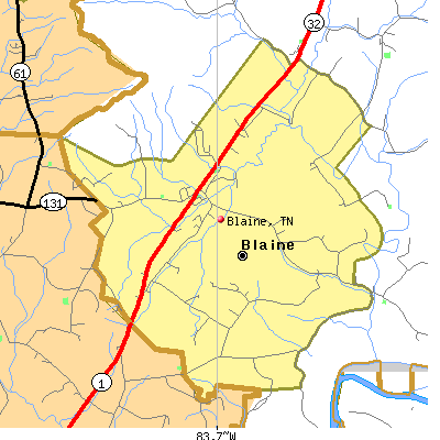 Blaine map