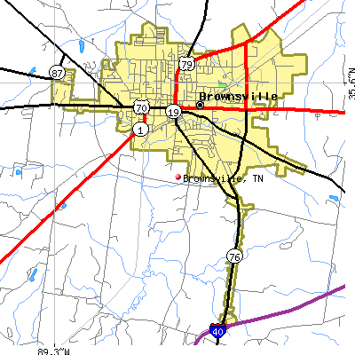 Brownsville map