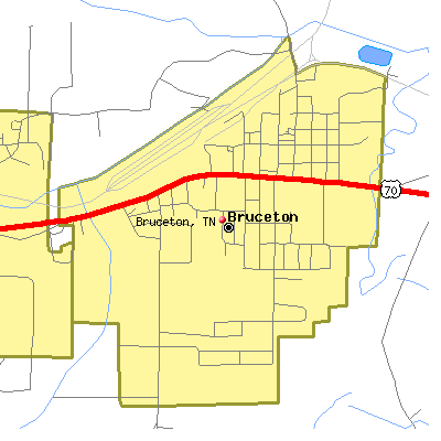 Bruceton map