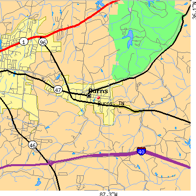 Burns map