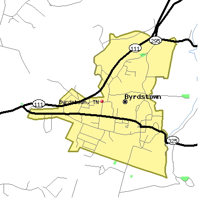 Byrdstown map