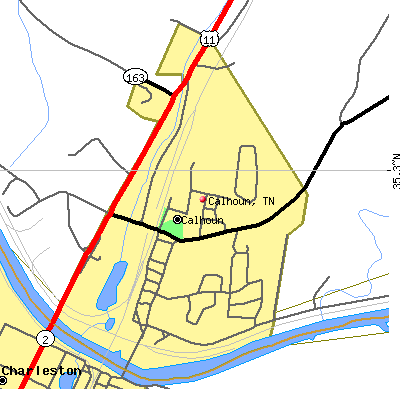 Calhoun map