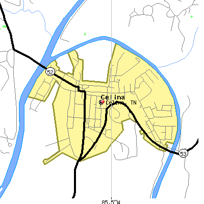 Celina map
