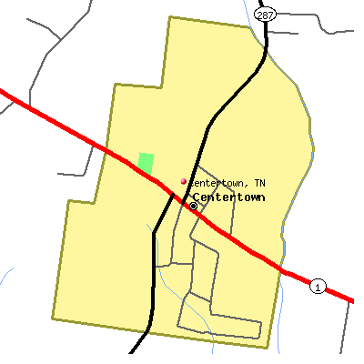 Centertown map