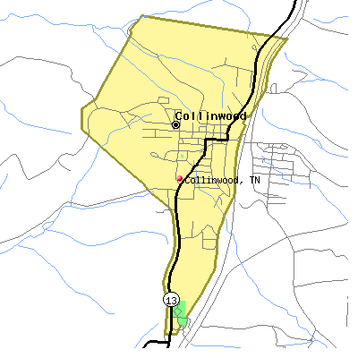 Collinwood map