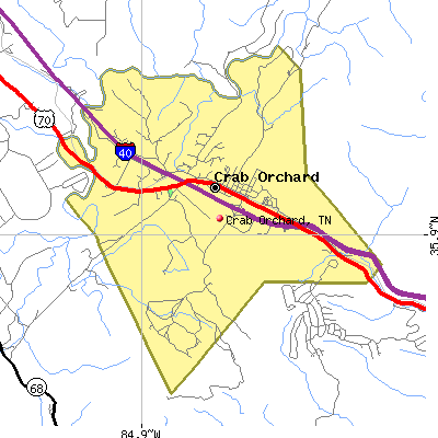 Crab Orchard map
