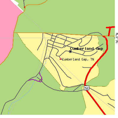 Cumberland Gap map