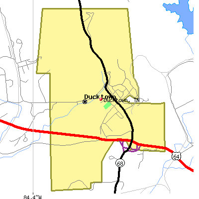 Ducktown map