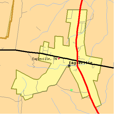 Eagleville map