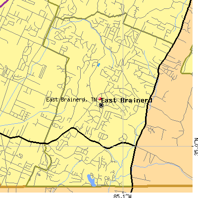 East Brainerd map