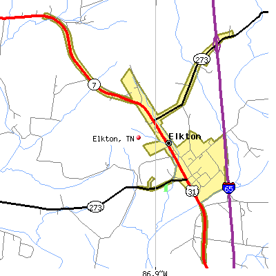 Elkton map