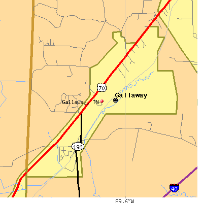 Gallaway map