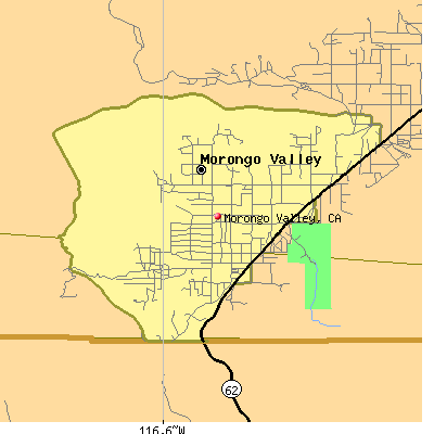 Morongo Valley map