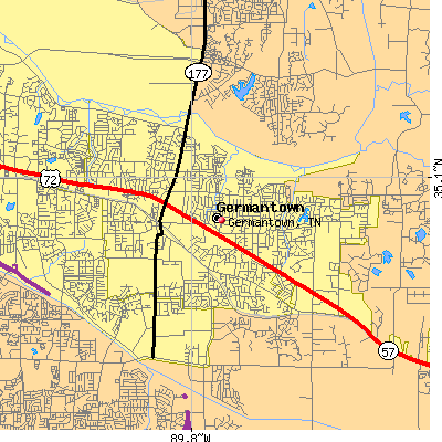 Germantown map