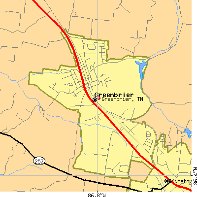 Greenbrier map