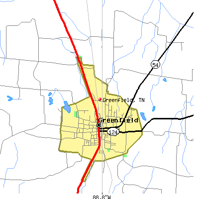 Greenfield map