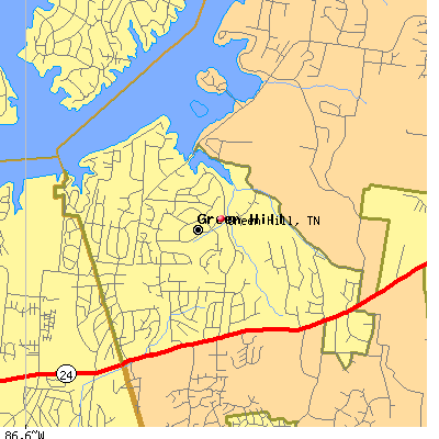 Green Hill map