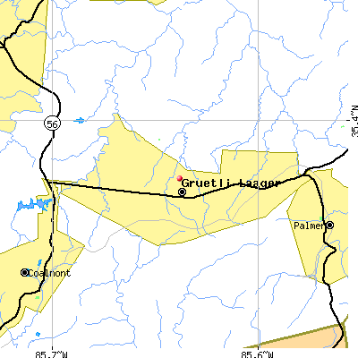 Gruetli-Laager map