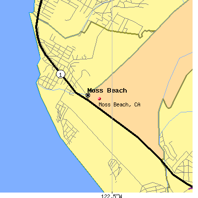 Moss Beach map