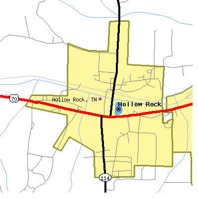 Hollow Rock map
