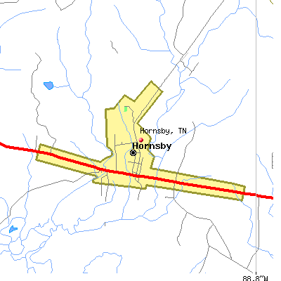 Hornsby map