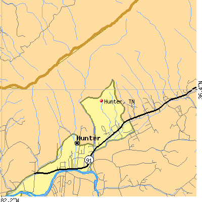 Hunter map