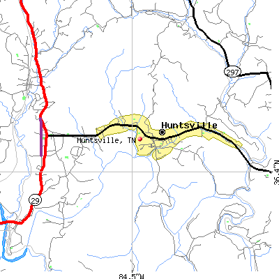 Huntsville map