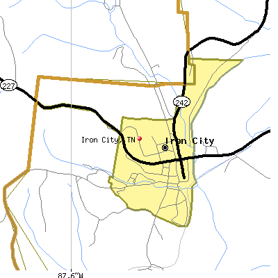 Iron City map