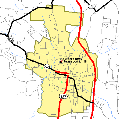 Jamestown map