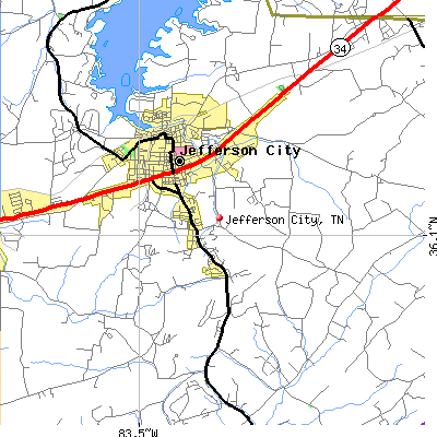 Jefferson City map