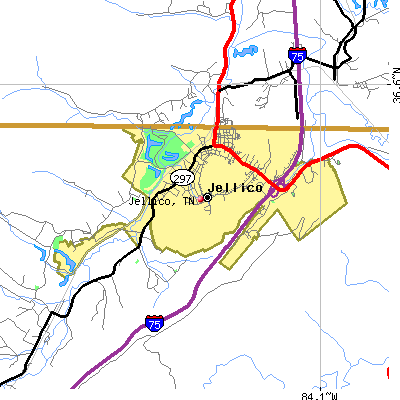 Jellico map