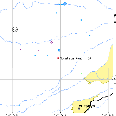 Mountain Ranch map