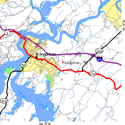 Kingston map