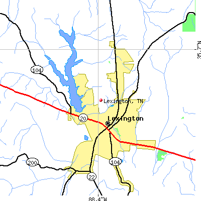 Lexington map