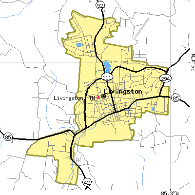 Livingston map