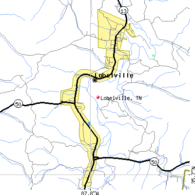 Lobelville map