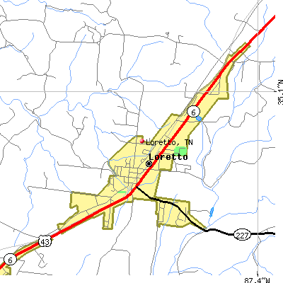 Loretto map