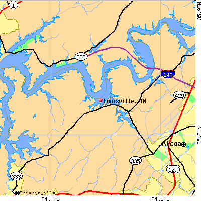 Louisville map