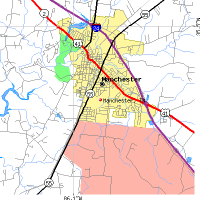 Manchester map