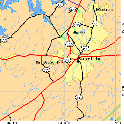 Maryville map