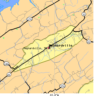 Maynardville map