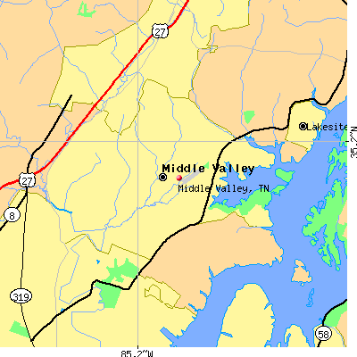 Middle Valley map