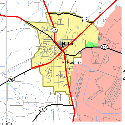Milan map