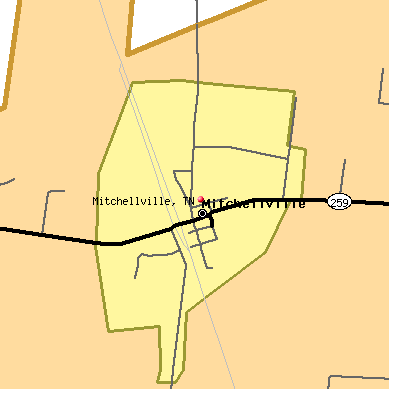 Mitchellville map
