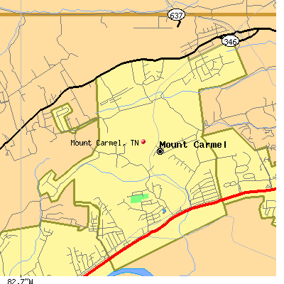 Mount Carmel map