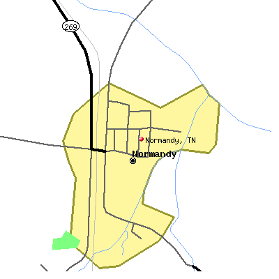 Normandy map