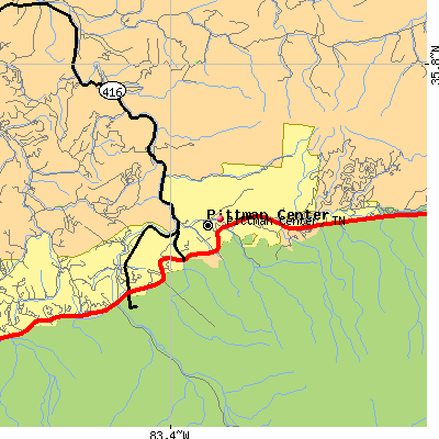 Pittman Center map