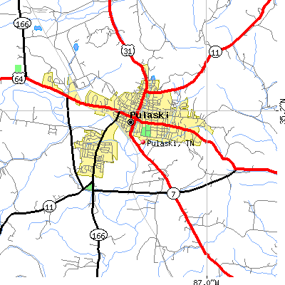 Pulaski map