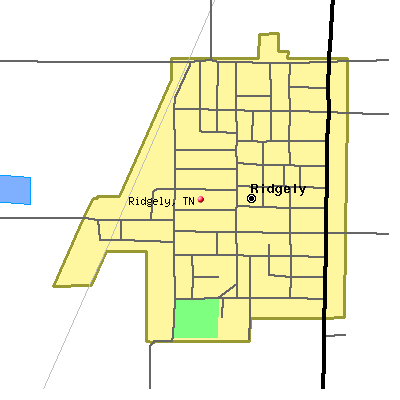 Ridgely map