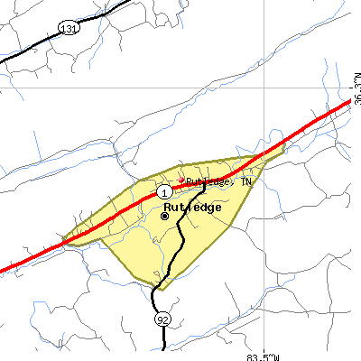 Rutledge map